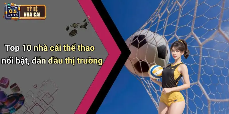 Top 10 nhà cái thể thao nổi bật, dẫn đầu thị trường