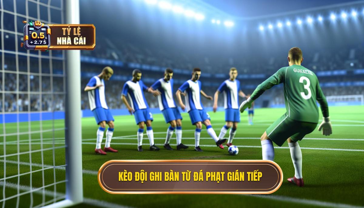 Kèo cược đội ghi bàn từ tình huống đá phạt gián tiếp là gì_