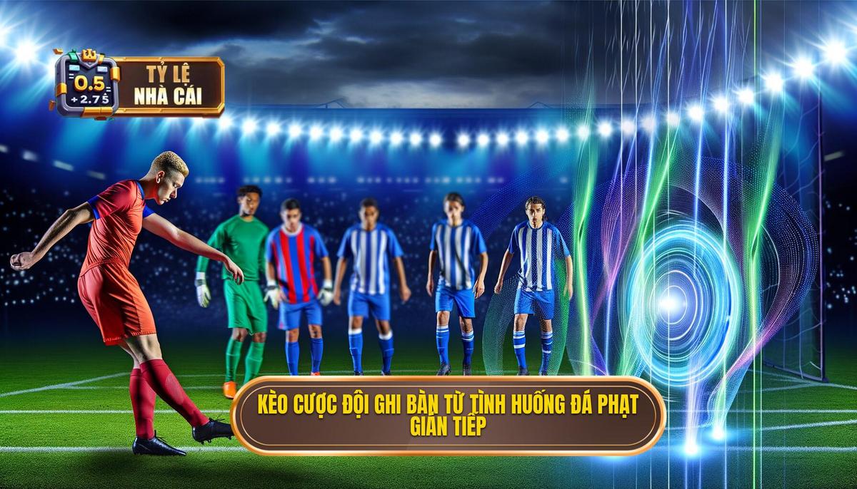 Kèo cược đội ghi bàn từ tình huống đá phạt gián tiếp