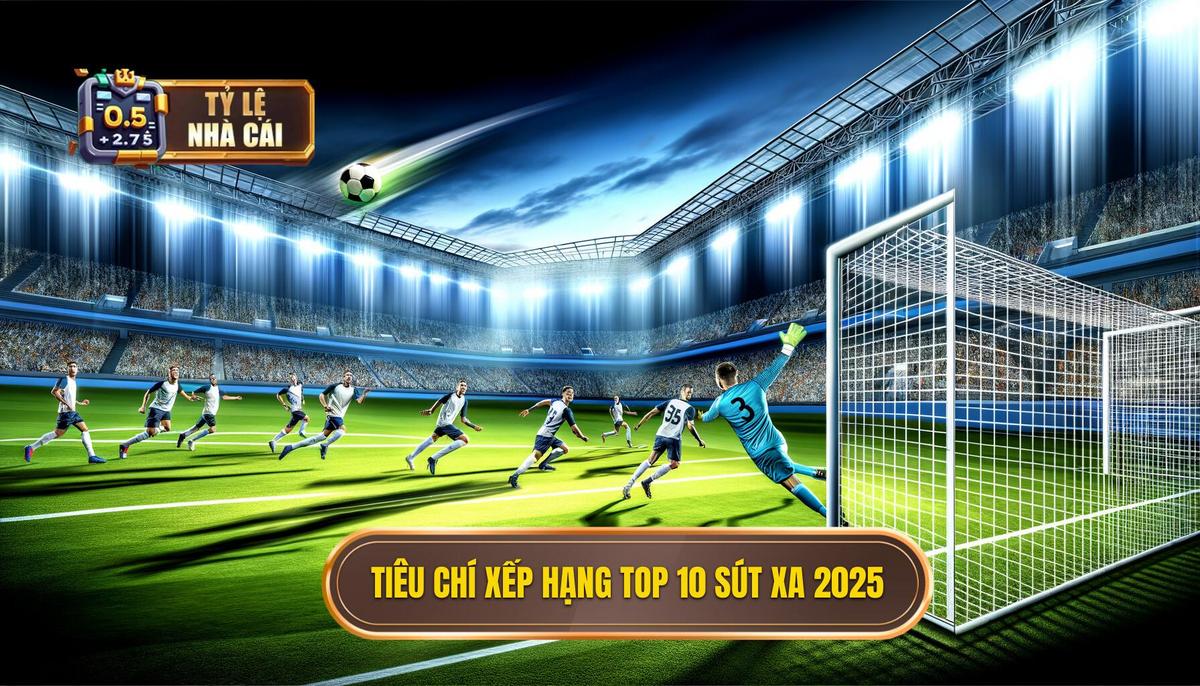 Tiêu chí xếp hạng Top 10 cầu thủ ghi bàn từ sút xa 2025