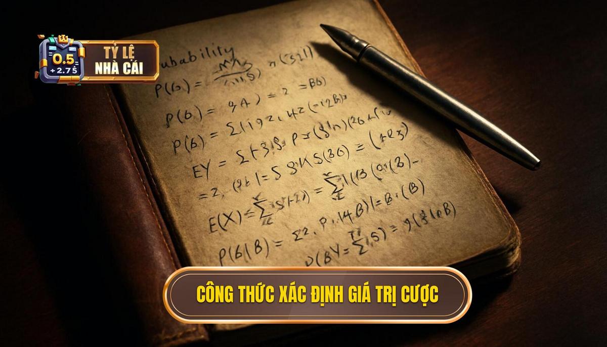 Công thức toán học xác định giá trị đặt cược