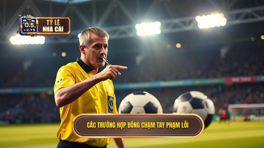2. Các trường hợp bóng chạm tay phạm lỗi