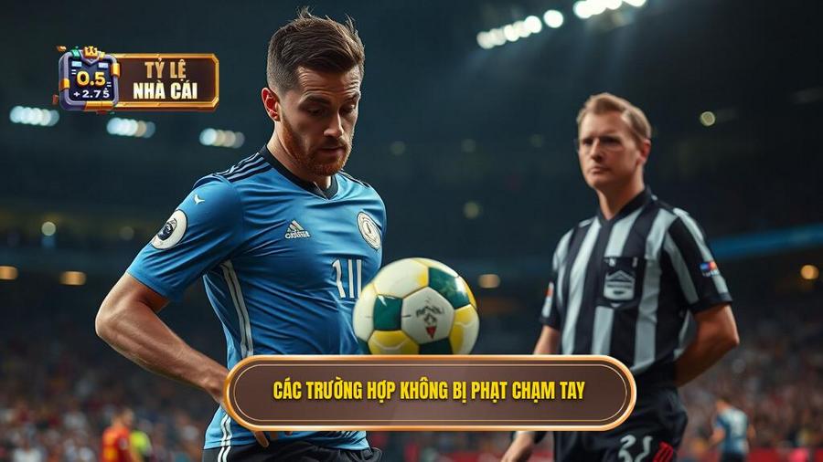 3. Các trường hợp không bị phạt chạm tay