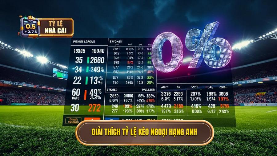 Giải thích tỷ lệ kèo Ngoại hạng Anh