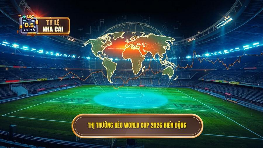 Thị trường kèo World Cup 2026 biến động