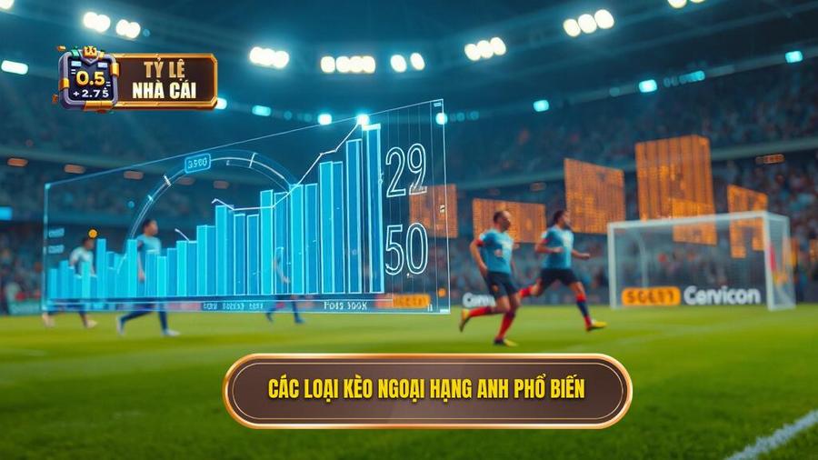Các loại kèo Ngoại hạng Anh phổ biến