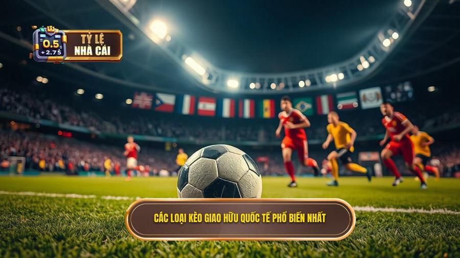 Các loại kèo giao hữu quốc tế phổ biến nhất