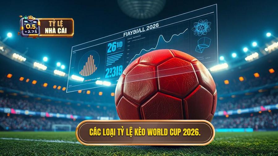 Các loại tỷ lệ kèo World Cup 2026.