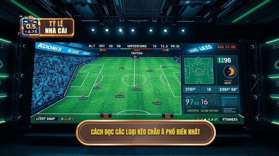 Cách đọc các loại kèo châu Á phổ biến nhất
