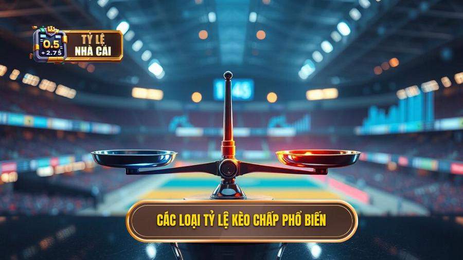 3. Các loại tỷ lệ kèo chấp phổ biến Các loại tỷ lệ kèo chấp phổ biến