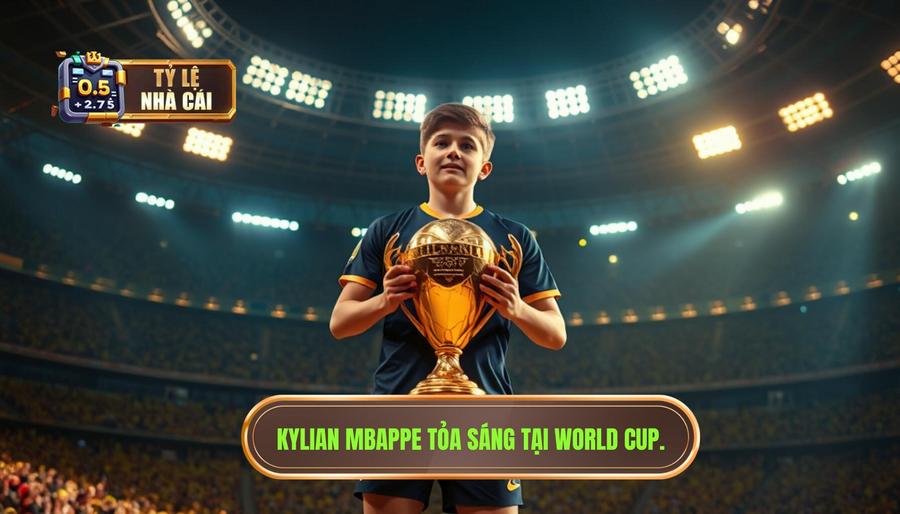 Kylian Mbappe tỏa sáng tại World Cup